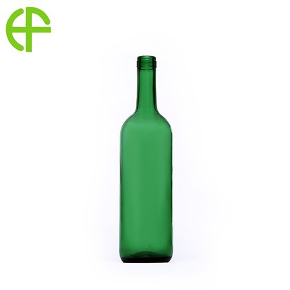 Bottiglia di vino rosso secco Shangcheng verde smeraldo da 750 ml