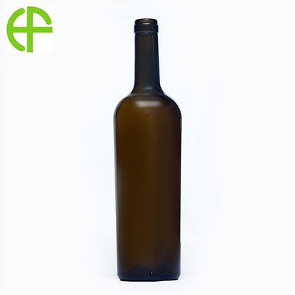 Bottiglia di vino secco King verde oliva da 750 ml